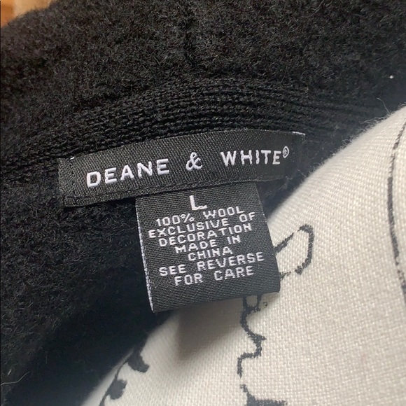 Deane and white wool coat size L - Picture 4 of 4